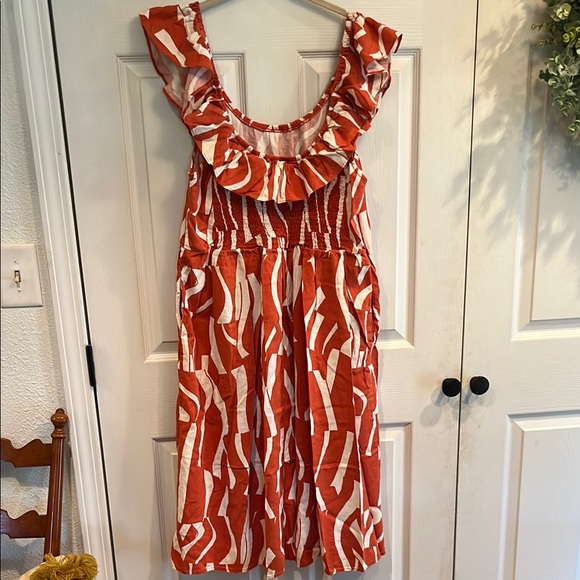 Ava & Viv Ruffled Maxi Dress - Picture 4 of 8